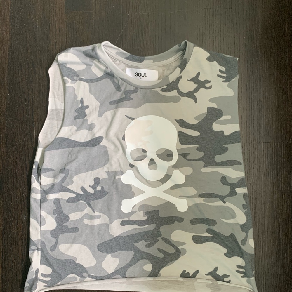 SoulCycle Gray Camo Tank - New with Tags
